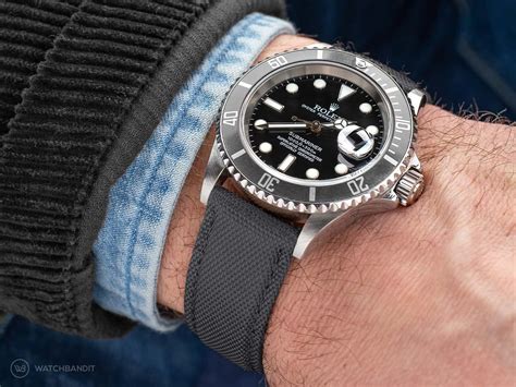 cinturino rolex cordura nato submariner|best strap for rolex submariner.